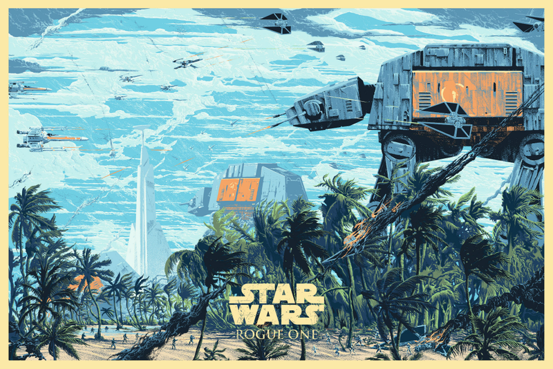 Illustration for article titled Remember Scarif's Better Days With This Action-Packed Rogue One Poster